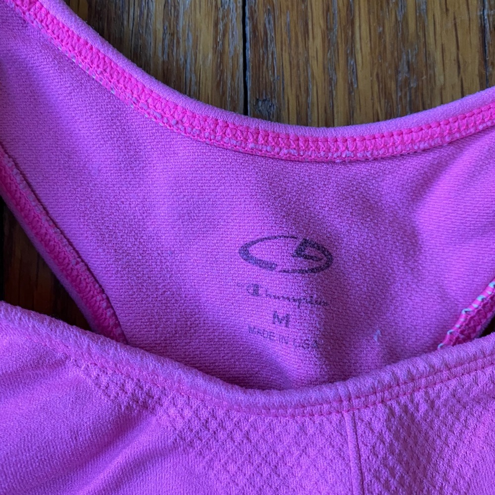 Hot Pink Champion Sports Bra - Picture 3 of 3